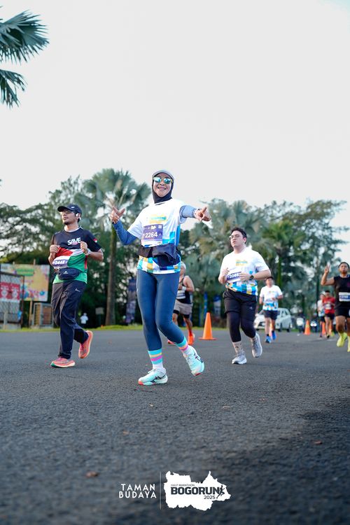 Race photo from Taman Budaya x BOGORUN 2025