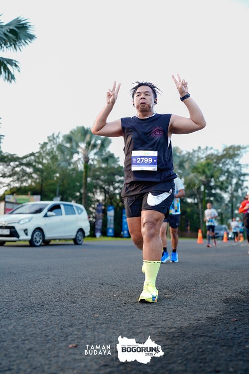 Race photo from Taman Budaya x BOGORUN 2025