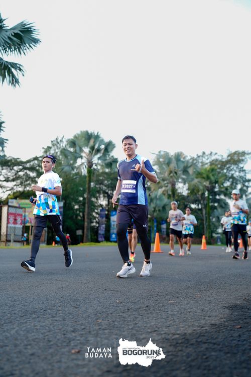 Race photo from Taman Budaya x BOGORUN 2025