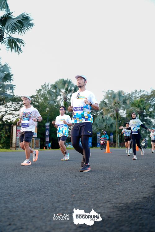 Race photo from Taman Budaya x BOGORUN 2025