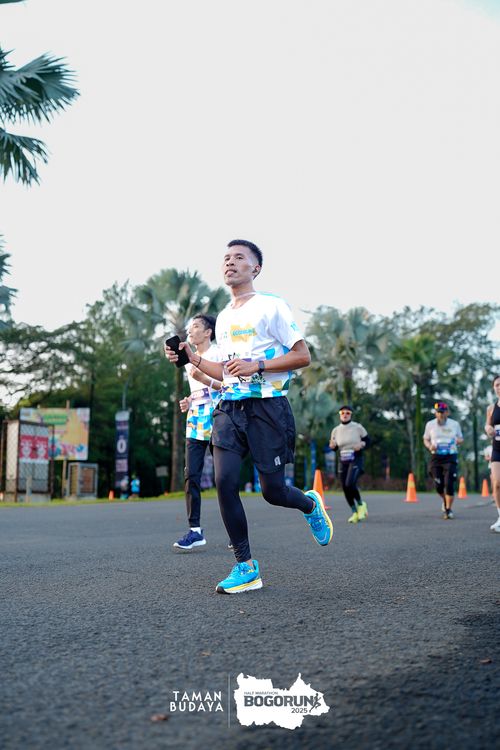 Race photo from Taman Budaya x BOGORUN 2025