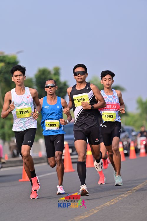 Race photo from CISANGKAN KBP CITY RUN 2025
