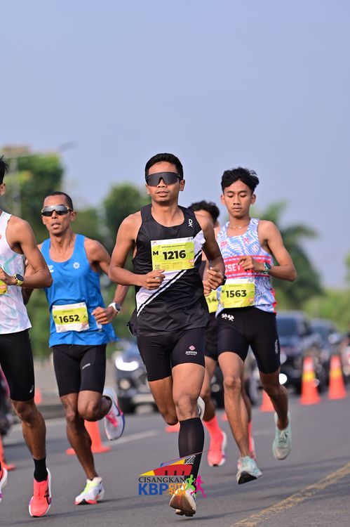 Race photo from CISANGKAN KBP CITY RUN 2025