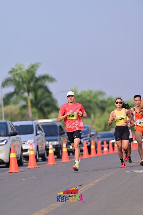 Race photo from CISANGKAN KBP CITY RUN 2025