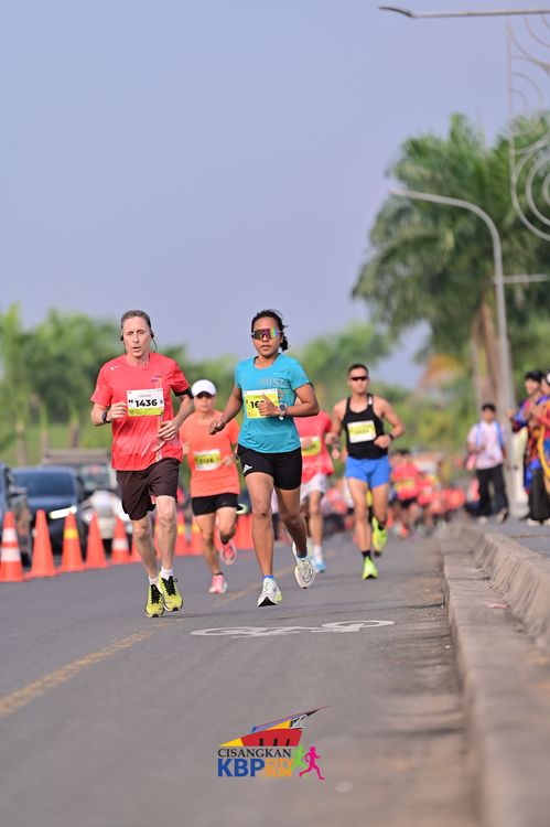 Race photo from CISANGKAN KBP CITY RUN 2025