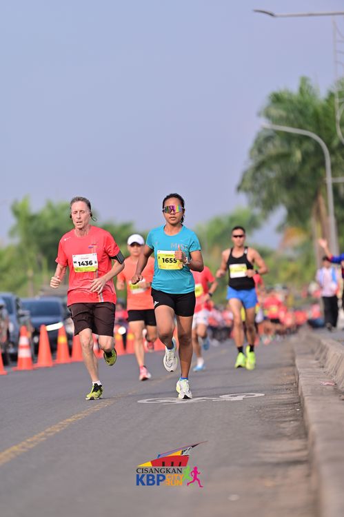 Race photo from CISANGKAN KBP CITY RUN 2025