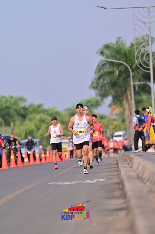 Race photo from CISANGKAN KBP CITY RUN 2025