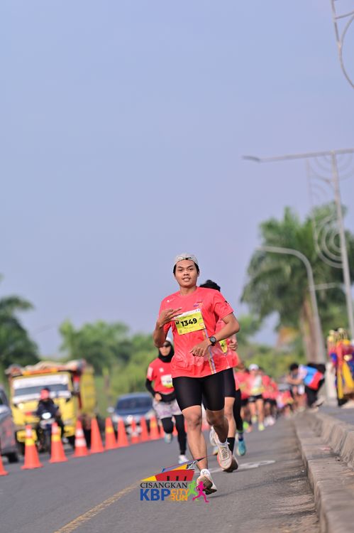Race photo from CISANGKAN KBP CITY RUN 2025