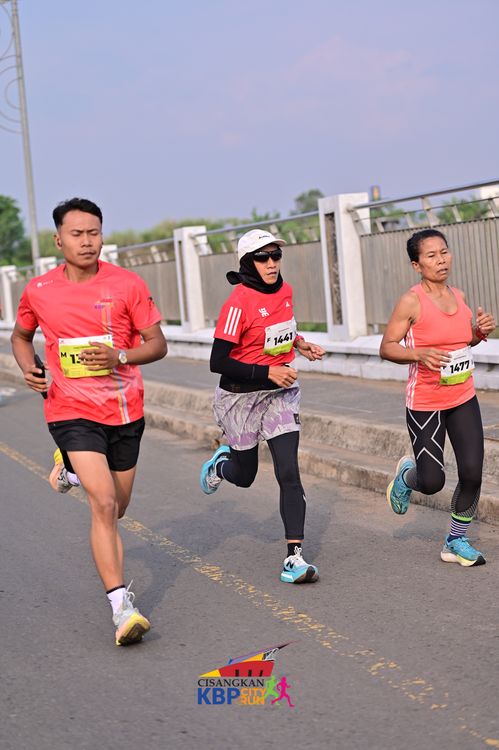 Race photo from CISANGKAN KBP CITY RUN 2025