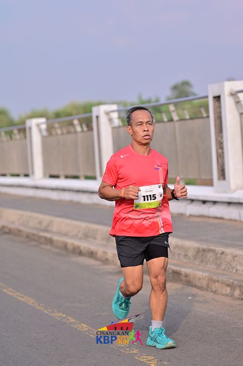 Race photo from CISANGKAN KBP CITY RUN 2025