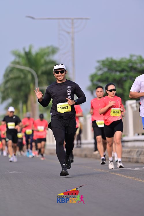 Race photo from CISANGKAN KBP CITY RUN 2025
