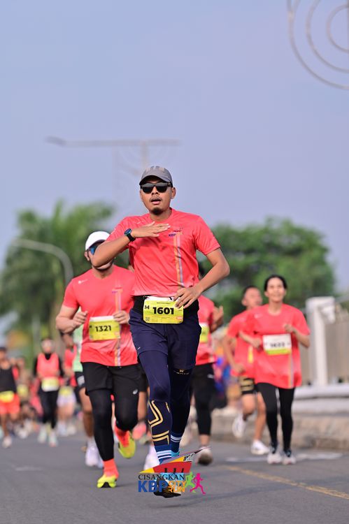 Race photo from CISANGKAN KBP CITY RUN 2025
