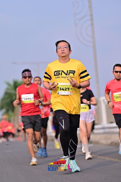 Race photo from CISANGKAN KBP CITY RUN 2025