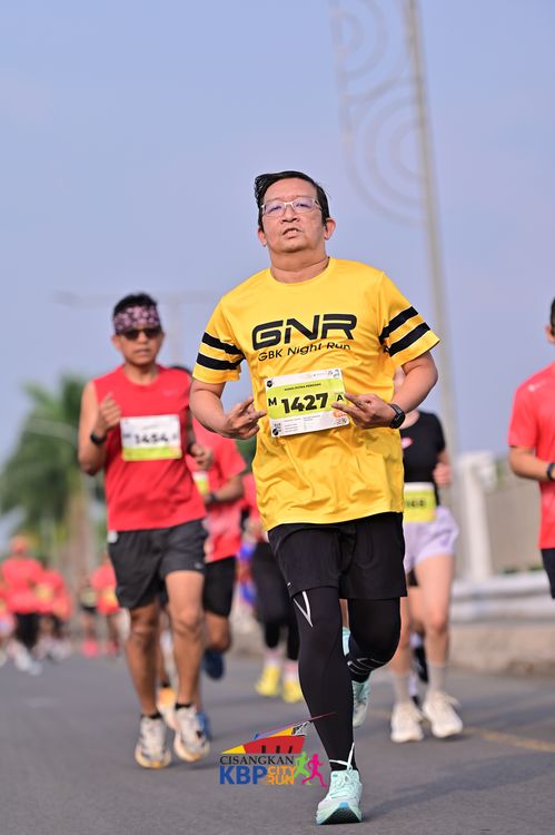 Race photo from CISANGKAN KBP CITY RUN 2025