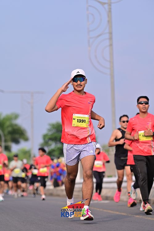 Race photo from CISANGKAN KBP CITY RUN 2025