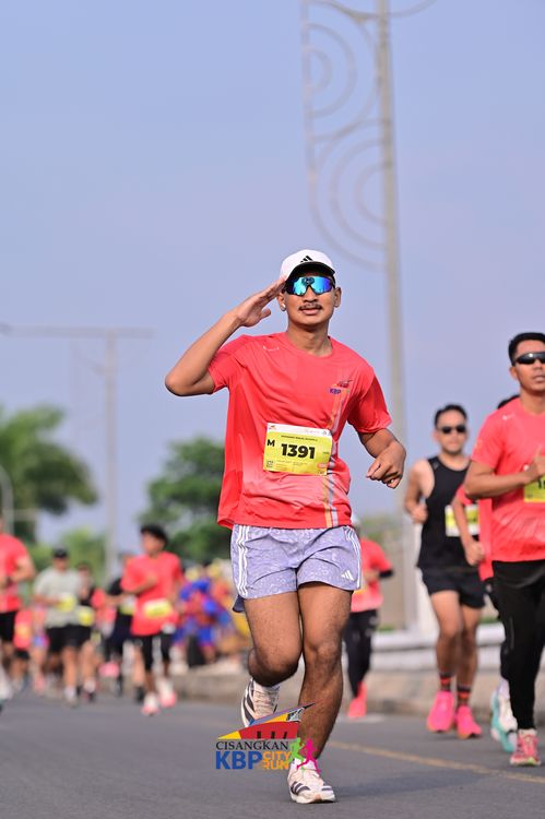 Race photo from CISANGKAN KBP CITY RUN 2025
