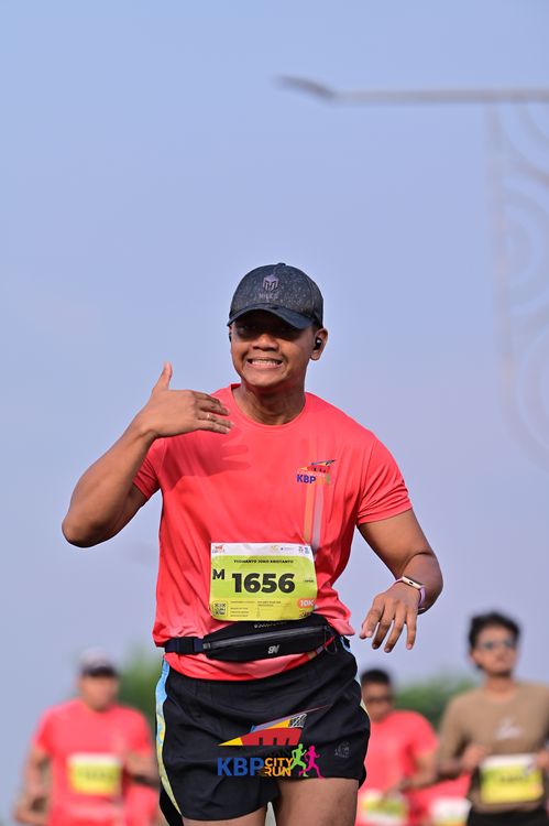 Race photo from CISANGKAN KBP CITY RUN 2025