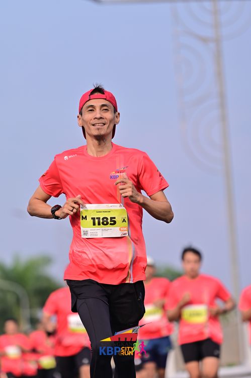 Race photo from CISANGKAN KBP CITY RUN 2025