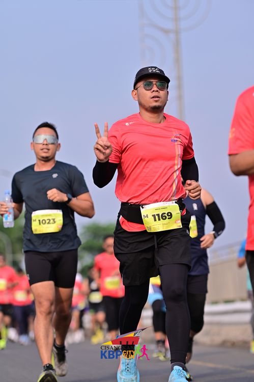 Race photo from CISANGKAN KBP CITY RUN 2025