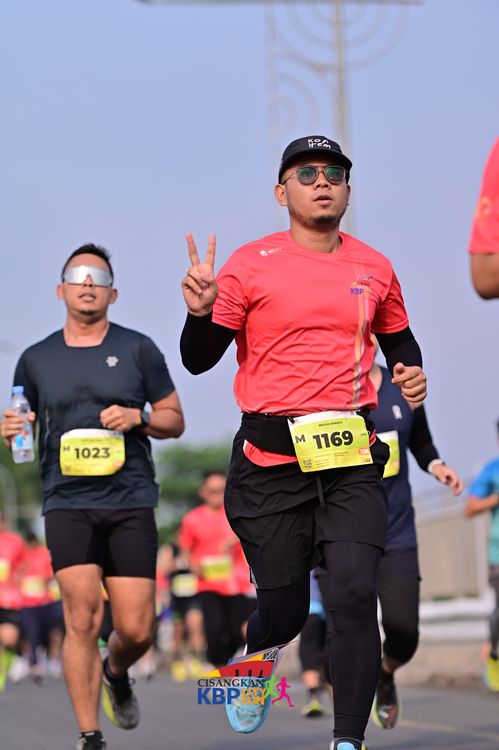 Race photo from CISANGKAN KBP CITY RUN 2025