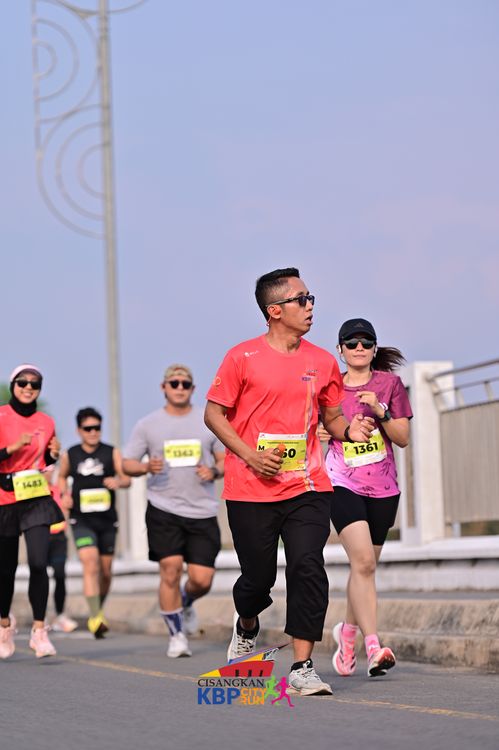Race photo from CISANGKAN KBP CITY RUN 2025