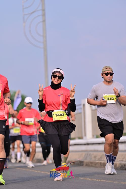 Race photo from CISANGKAN KBP CITY RUN 2025