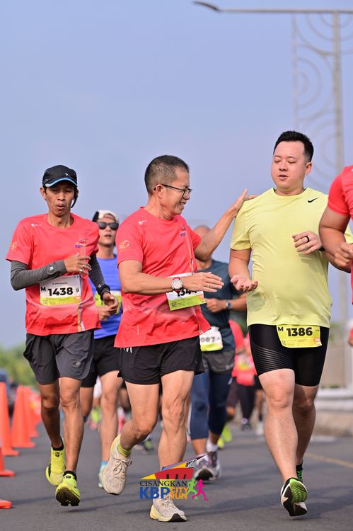 Race photo from CISANGKAN KBP CITY RUN 2025