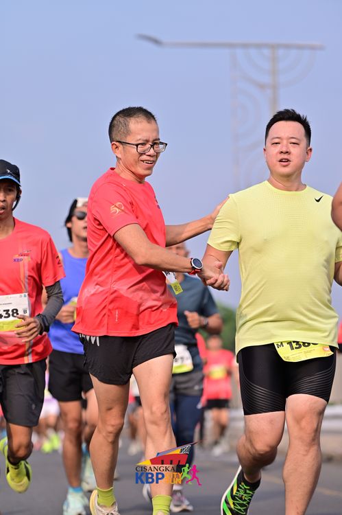 Race photo from CISANGKAN KBP CITY RUN 2025