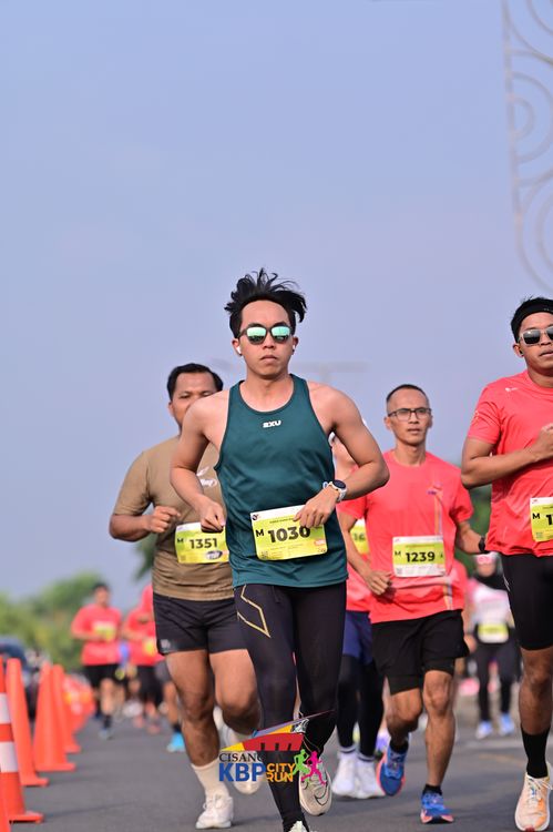 Race photo from CISANGKAN KBP CITY RUN 2025
