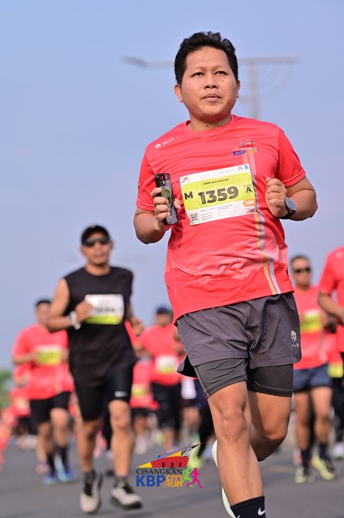 Race photo from CISANGKAN KBP CITY RUN 2025