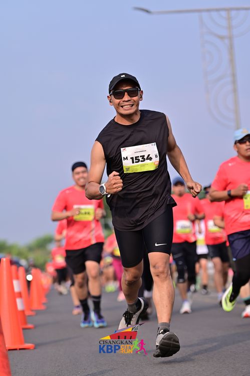 Race photo from CISANGKAN KBP CITY RUN 2025
