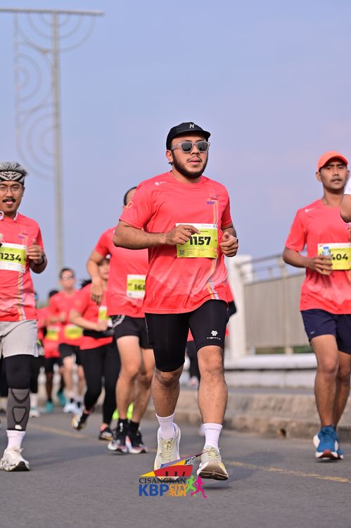 Race photo from CISANGKAN KBP CITY RUN 2025