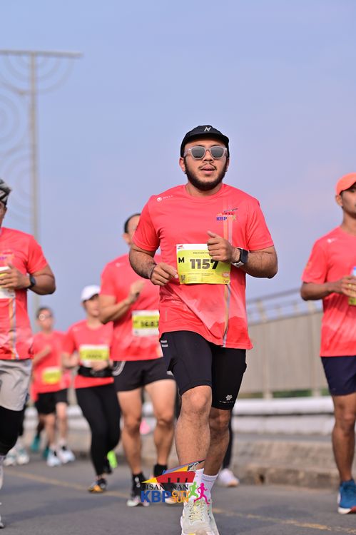 Race photo from CISANGKAN KBP CITY RUN 2025
