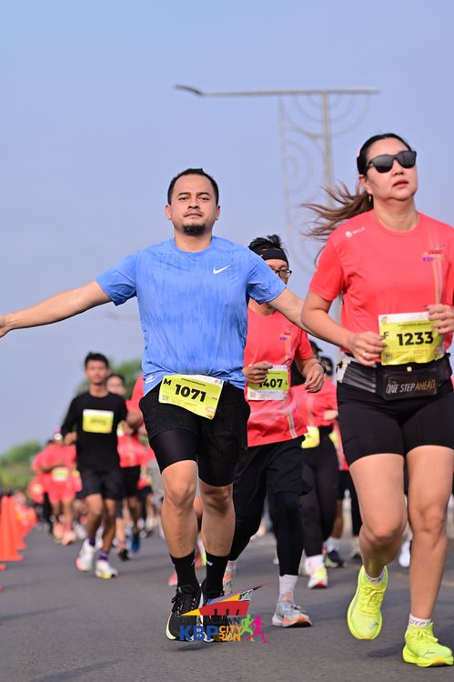 Race photo from CISANGKAN KBP CITY RUN 2025