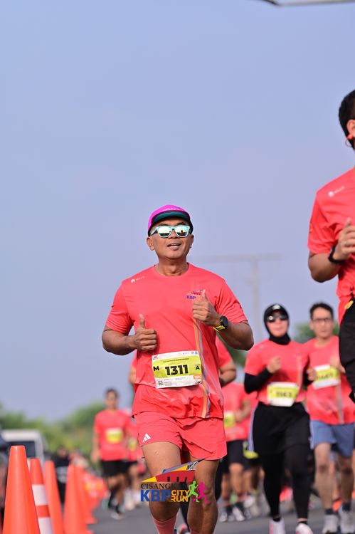 Race photo from CISANGKAN KBP CITY RUN 2025