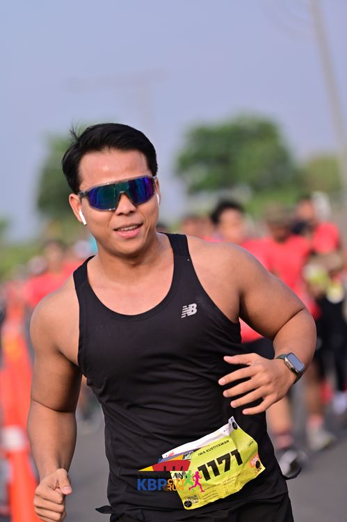 Race photo from CISANGKAN KBP CITY RUN 2025