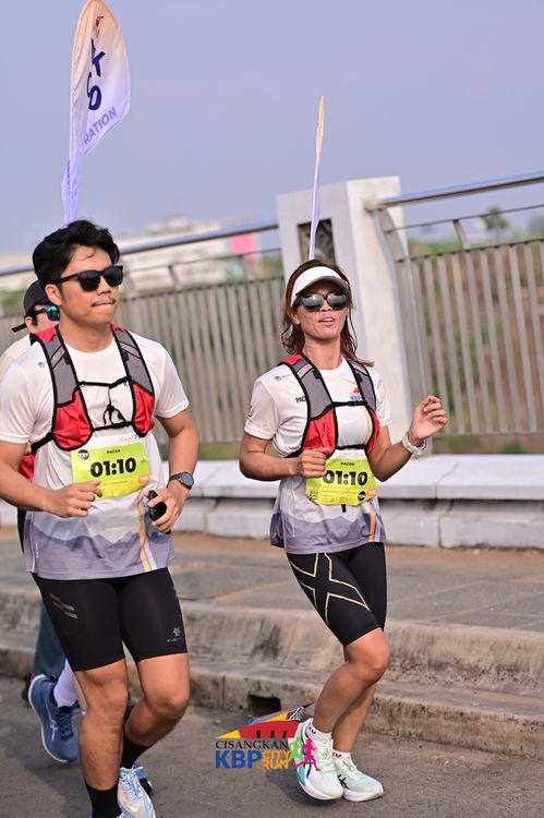 Race photo from CISANGKAN KBP CITY RUN 2025