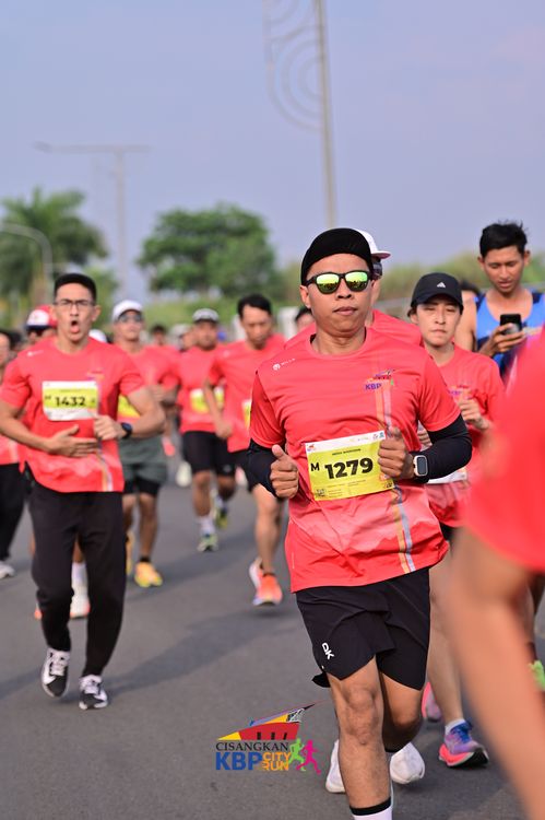 Race photo from CISANGKAN KBP CITY RUN 2025