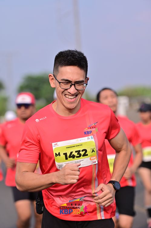 Race photo from CISANGKAN KBP CITY RUN 2025