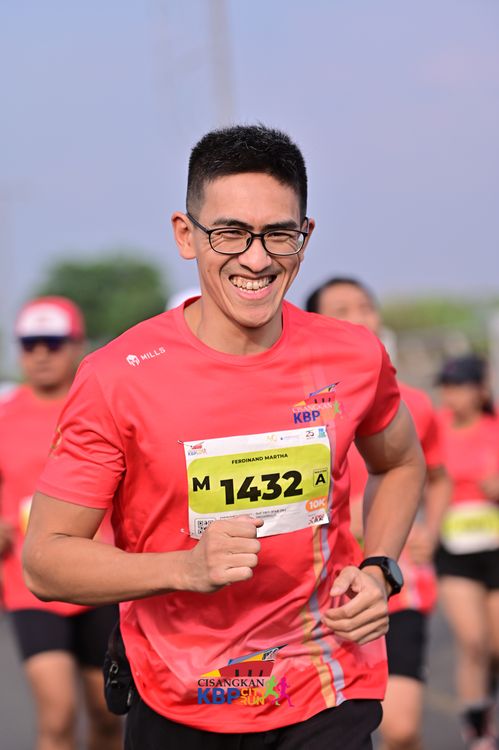 Race photo from CISANGKAN KBP CITY RUN 2025