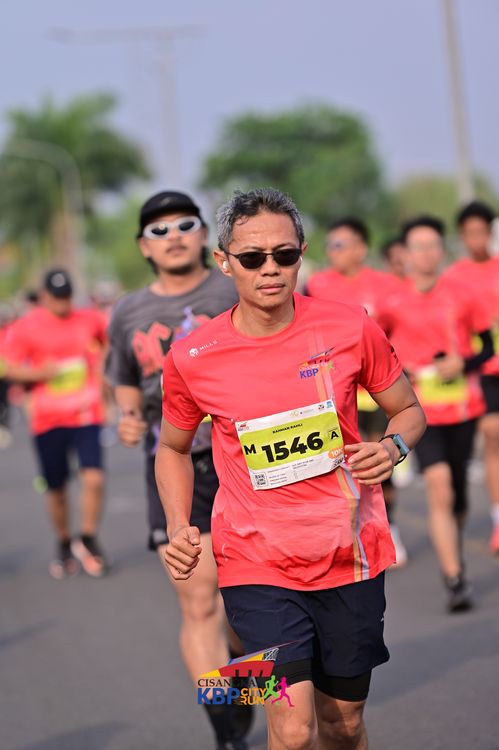 Race photo from CISANGKAN KBP CITY RUN 2025