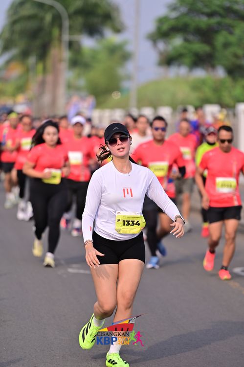 Race photo from CISANGKAN KBP CITY RUN 2025