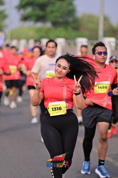Race photo from CISANGKAN KBP CITY RUN 2025