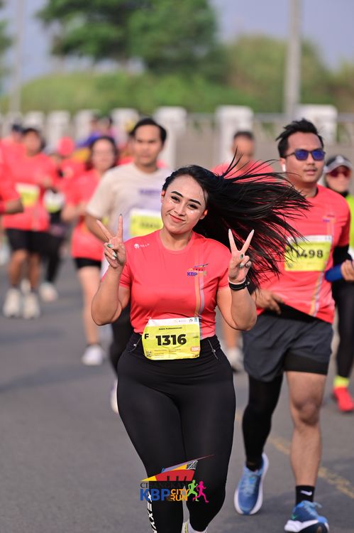 Race photo from CISANGKAN KBP CITY RUN 2025