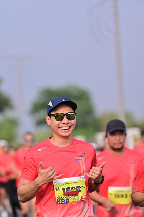 Race photo from CISANGKAN KBP CITY RUN 2025