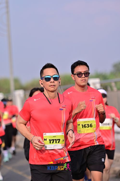 Race photo from CISANGKAN KBP CITY RUN 2025