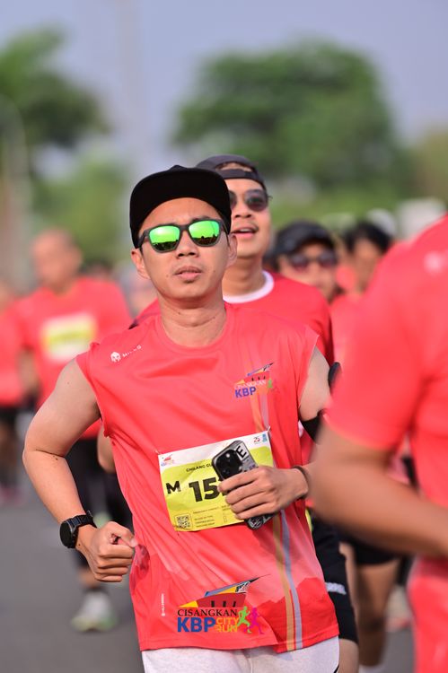 Race photo from CISANGKAN KBP CITY RUN 2025