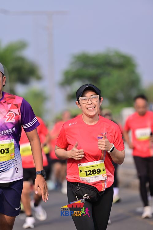 Race photo from CISANGKAN KBP CITY RUN 2025