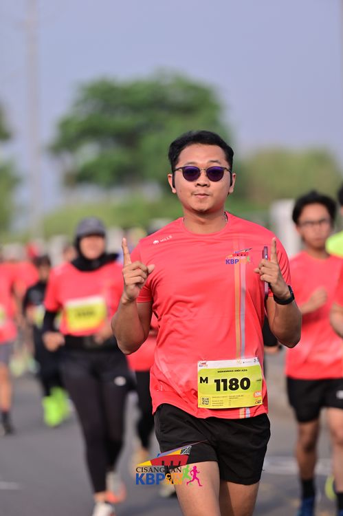 Race photo from CISANGKAN KBP CITY RUN 2025