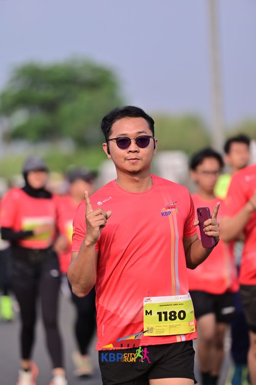 Race photo from CISANGKAN KBP CITY RUN 2025